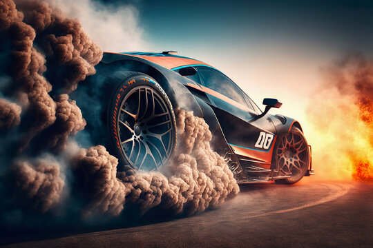 A lineup of the top 5 racing cars of 2024 on a dynamic racetrack.